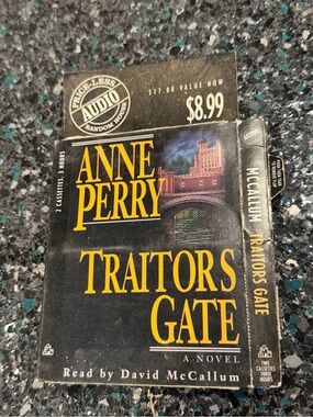 Traitor's Gate by Anne Perry Audiobook Cassette
See photos for wear sold as is